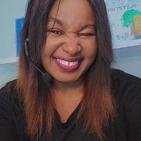 English teacher Pfunzo  Wendy